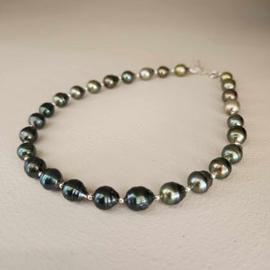 READY TO SHIP Civa Fiji Pearl Necklace Strand - 925 Sterling Silver FJD$