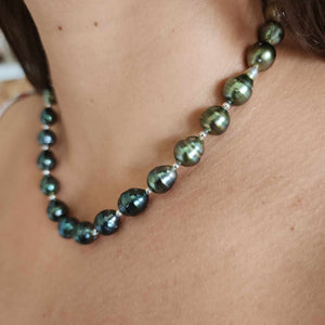 READY TO SHIP Civa Fiji Pearl Necklace Strand - 925 Sterling Silver FJD$