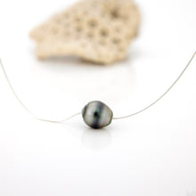 Load image into Gallery viewer, READY TO SHIP Infinity Floating Civa Fiji Pearl Necklace - 925 Sterling Silver FJD$
