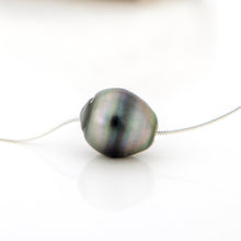 Load image into Gallery viewer, READY TO SHIP Infinity Floating Civa Fiji Pearl Necklace - 925 Sterling Silver FJD$
