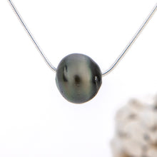 Load image into Gallery viewer, READY TO SHIP Infinity Floating Civa Fiji Pearl Necklace - 925 Sterling Silver FJD$
