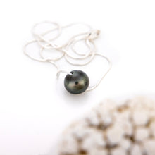 Load image into Gallery viewer, READY TO SHIP Infinity Floating Civa Fiji Pearl Necklace - 925 Sterling Silver FJD$
