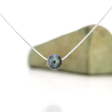 Load image into Gallery viewer, READY TO SHIP Infinity Floating Civa Fiji Pearl Necklace - 925 Sterling Silver FJD$
