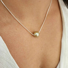 Load image into Gallery viewer, READY TO SHIP Infinity Floating Civa Fiji Pearl Necklace - 925 Sterling Silver FJD$
