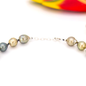 READY TO SHIP Civa Fiji Pearl Necklace Strand - 925 Sterling Silver FJD$