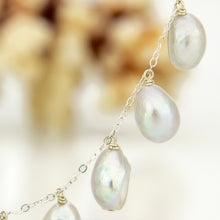 Load image into Gallery viewer, READY TO SHIP Freshwater Pearl Necklace in 925 Sterling Silver - FJD$
