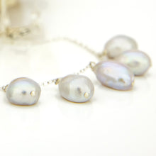 Load image into Gallery viewer, READY TO SHIP Freshwater Pearl Necklace in 925 Sterling Silver - FJD$
