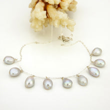 Load image into Gallery viewer, READY TO SHIP Freshwater Pearl Necklace in 925 Sterling Silver - FJD$
