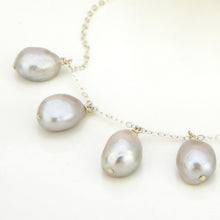 Load image into Gallery viewer, READY TO SHIP Freshwater Pearl Necklace in 925 Sterling Silver - FJD$
