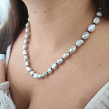 Load image into Gallery viewer, READY TO SHIP Freshwater Pearl Strand Necklace - 925 Sterling Silver FJD$
