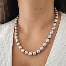 Load image into Gallery viewer, READY TO SHIP Freshwater Pearl Strand Necklace - 925 Sterling Silver FJD$
