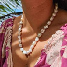 Load image into Gallery viewer, READY TO SHIP Freshwater Pearl Strand Necklace - 925 Sterling Silver FJD$
