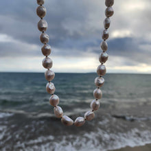 Load image into Gallery viewer, READY TO SHIP Freshwater Pearl Strand Necklace - 925 Sterling Silver FJD$
