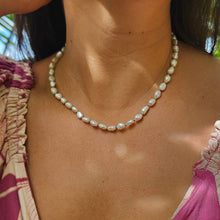 Load image into Gallery viewer, READY TO SHIP Freshwater Pearl Strand Necklace - 925 Sterling Silver FJD$
