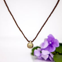 Load image into Gallery viewer, READY TO SHIP Unisex Civa Fiji Pearl Necklace - Nylon &amp; 925 Sterling Silver FJD$
