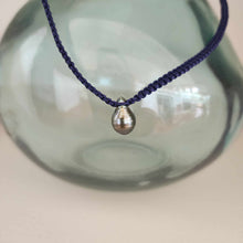 Load image into Gallery viewer, READY TO SHIP Unisex Civa Fiji Pearl Necklace - Nylon &amp; 925 Sterling Silver FJD$
