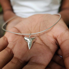 Load image into Gallery viewer, READY TO SHIP Shark Tooth Necklace - 925 Sterling Silver FJD$
