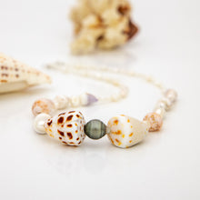 Load image into Gallery viewer, READY TO SHIP Pearl &amp; Shell Necklace - 925 Sterling Silver FJD$
