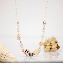 Load image into Gallery viewer, READY TO SHIP Pearl &amp; Shell Necklace - 925 Sterling Silver FJD$
