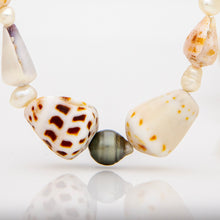 Load image into Gallery viewer, READY TO SHIP Pearl &amp; Shell Necklace - 925 Sterling Silver FJD$
