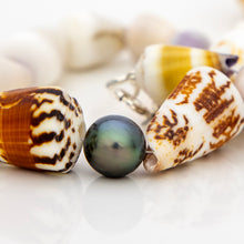 Load image into Gallery viewer, READY TO SHIP Fiji Saltwater Pearl &amp; Shell Necklace - 925 Sterling Silver FJD$
