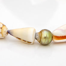 Load image into Gallery viewer, READY TO SHIP Pearl &amp; Shell Necklace - 925 Sterling Silver FJD$
