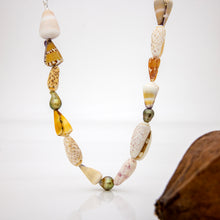 Load image into Gallery viewer, READY TO SHIP Pearl &amp; Shell Necklace - 925 Sterling Silver FJD$
