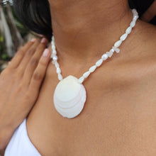 Load image into Gallery viewer, READY TO SHIP Freshwater Pearl &amp; Shell Necklace - 925 Sterling Silver FJD$
