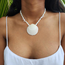 Load image into Gallery viewer, READY TO SHIP Freshwater Pearl &amp; Shell Necklace - 925 Sterling Silver FJD$
