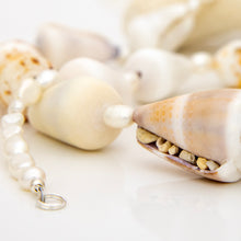 Load image into Gallery viewer, READY TO SHIP Freshwater Pearl &amp; Shell Necklace - 925 Sterling Silver FJD$
