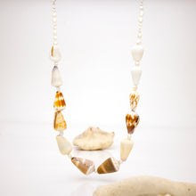 Load image into Gallery viewer, READY TO SHIP Freshwater Pearl &amp; Shell Necklace - 925 Sterling Silver FJD$
