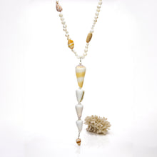 Load image into Gallery viewer, READY TO SHIP Freshwater Pearl &amp; Shell Necklace - 925 Sterling Silver FJD$
