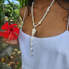 Load image into Gallery viewer, READY TO SHIP Freshwater Pearl &amp; Shell Necklace - 925 Sterling Silver FJD$
