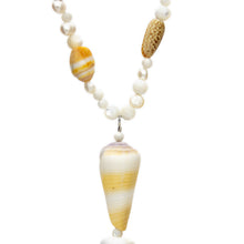 Load image into Gallery viewer, READY TO SHIP Freshwater Pearl &amp; Shell Necklace - 925 Sterling Silver FJD$
