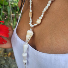 Load image into Gallery viewer, READY TO SHIP Freshwater Pearl &amp; Shell Necklace - 925 Sterling Silver FJD$
