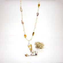 Load image into Gallery viewer, READY TO SHIP Freshwater Pearl &amp; Shell Necklace - 925 Sterling Silver FJD$
