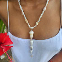 Load image into Gallery viewer, READY TO SHIP Freshwater Pearl &amp; Shell Necklace - 925 Sterling Silver FJD$
