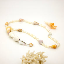 Load image into Gallery viewer, READY TO SHIP Freshwater Pearl &amp; Shell Necklace - 925 Sterling Silver FJD$
