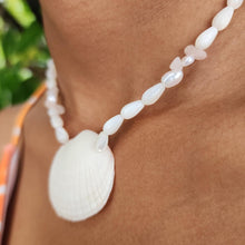 Load image into Gallery viewer, READY TO SHIP Freshwater Pearl &amp; Shell Necklace - 925 Sterling Silver FJD$
