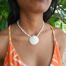 Load image into Gallery viewer, READY TO SHIP Freshwater Pearl &amp; Shell Necklace - 925 Sterling Silver FJD$
