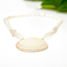 Load image into Gallery viewer, READY TO SHIP Freshwater Pearl &amp; Shell Necklace - 925 Sterling Silver FJD$
