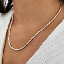 Load image into Gallery viewer, READY TO SHIP Snake Chain Necklace - 925 Sterling Silver FJD$
