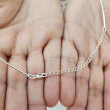 Load image into Gallery viewer, READY TO SHIP Snake Chain Necklace - 925 Sterling Silver FJD$
