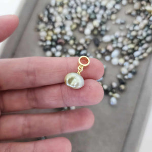 READY TO SHIP Civa Fiji Keshi Pearl Pendant - 18k Gold Vermeil FJD$