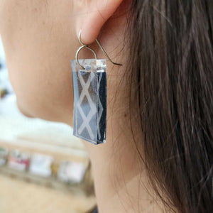 READY TO SHIP Pasifika Resin Earrings - 925 Sterling Silver FJD$