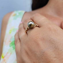 Load image into Gallery viewer, READY TO SHIP Civa Fiji Saltwater Pearl Ring - 14k Gold Fill FJD$
