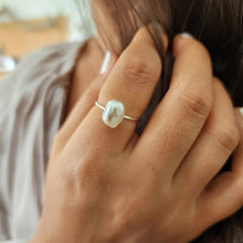 Load image into Gallery viewer, READY TO SHIP Fiji Keshi Pearl Ring - 925 Sterling Silver FJD$
