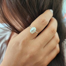 Load image into Gallery viewer, READY TO SHIP Fiji Keshi Pearl Ring - 925 Sterling Silver FJD$
