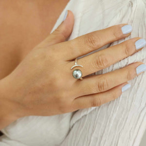 READY TO SHIP Civa Fiji Pearl Ring - 925 Sterling Silver FJD$