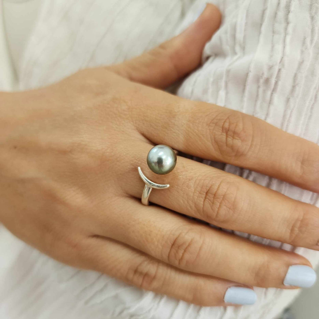 READY TO SHIP Civa Fiji Pearl Ring - 925 Sterling Silver FJD$